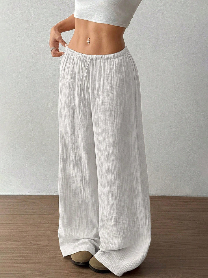 Pantaloni SHEIN, alb