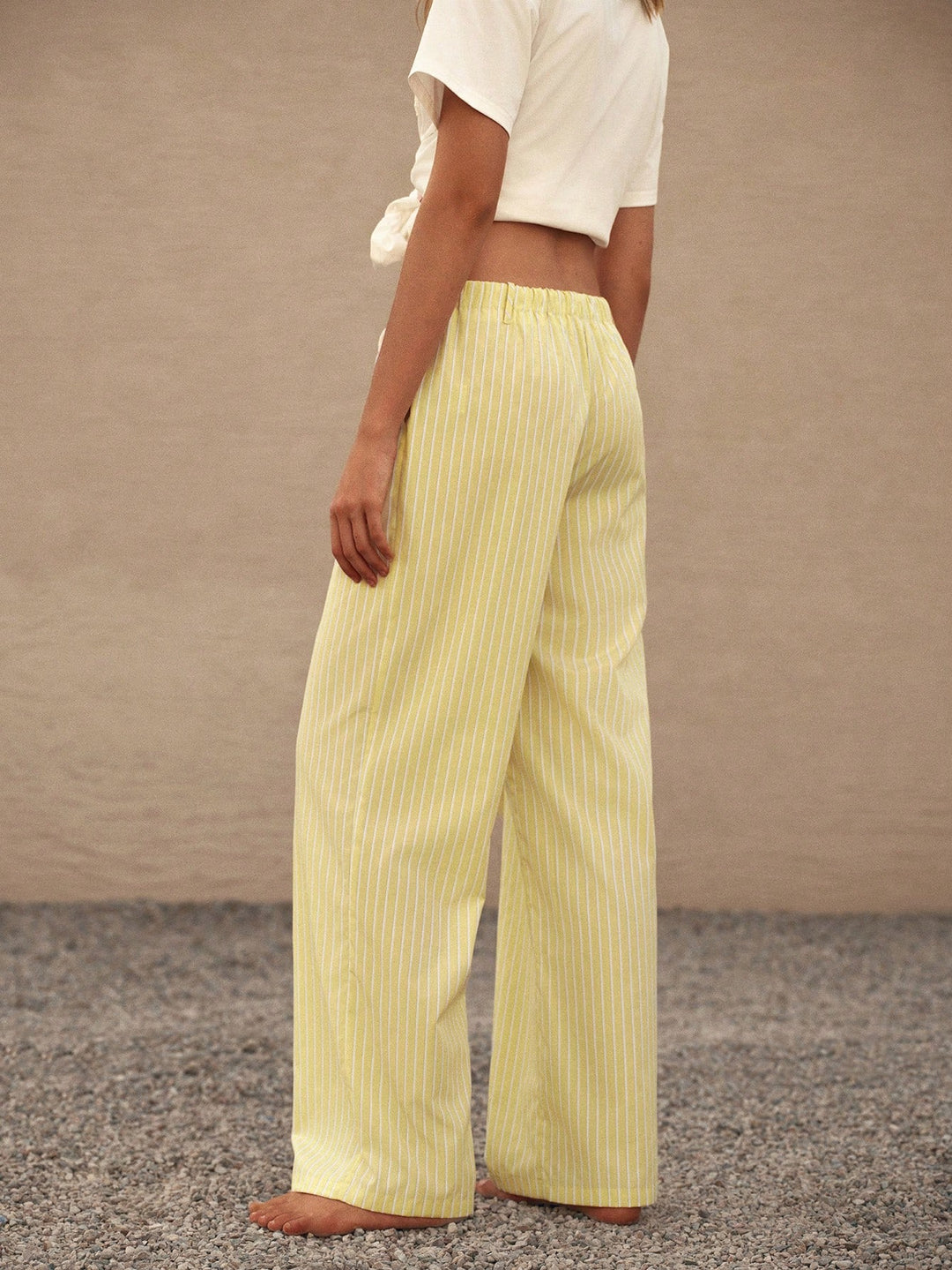 Pantaloni Shein, galben