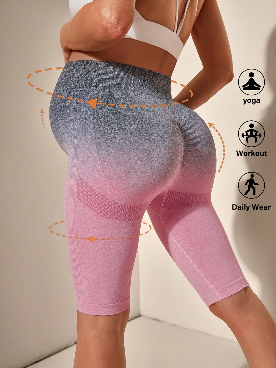 SHEIN rózsaszín capri nadrág