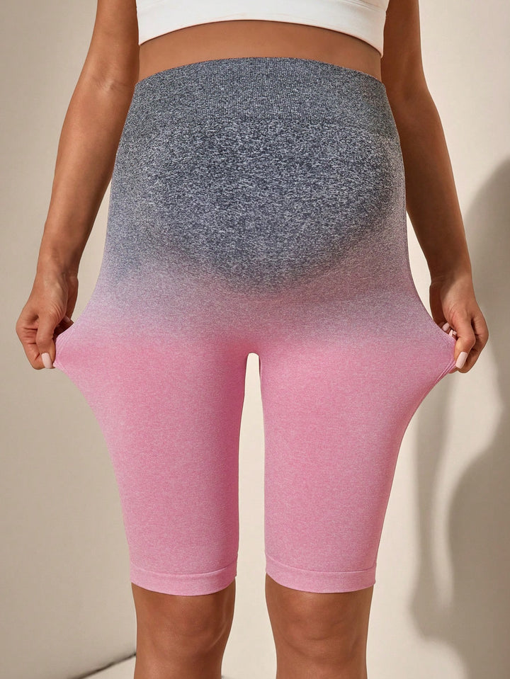 Pantaloni capri SHEIN, roz