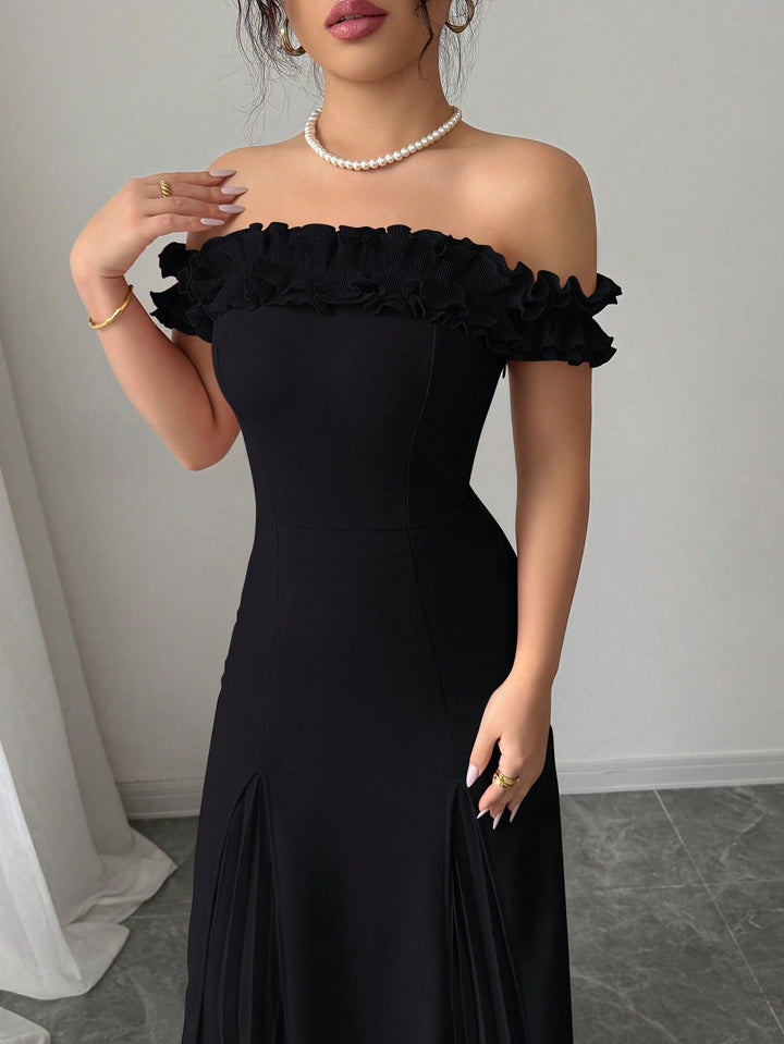 Rochie maxi SHEIN, negru