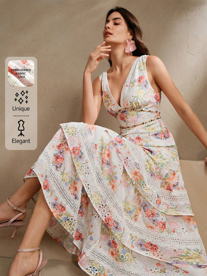 Rochie maxi SHEIN, roz