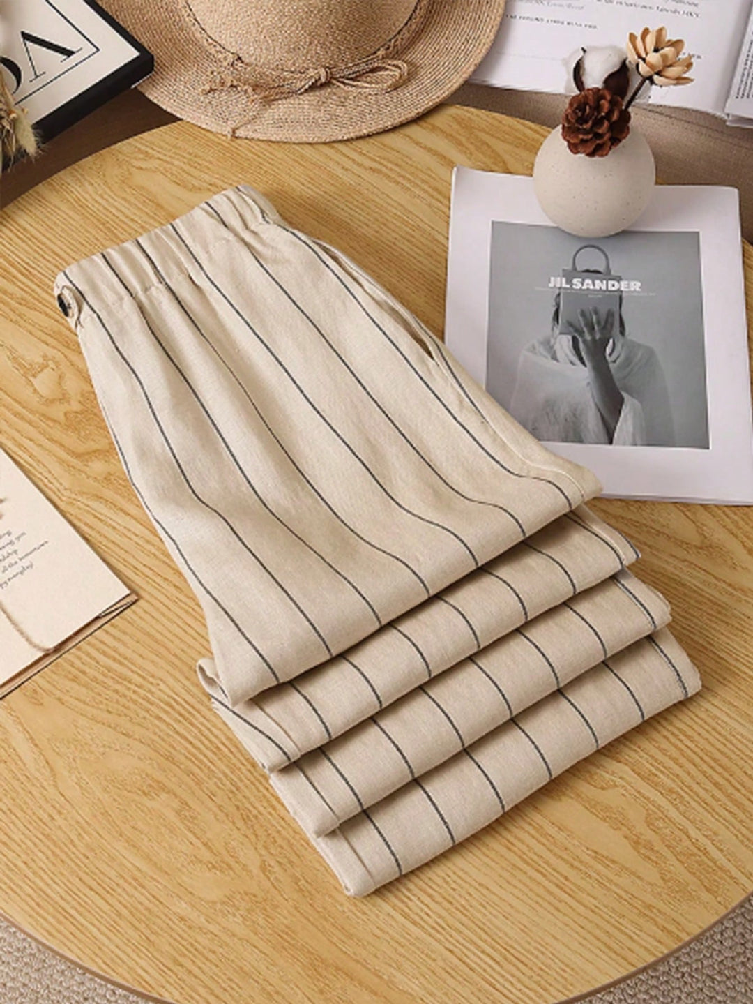Pantaloni SHEIN, portocaliu