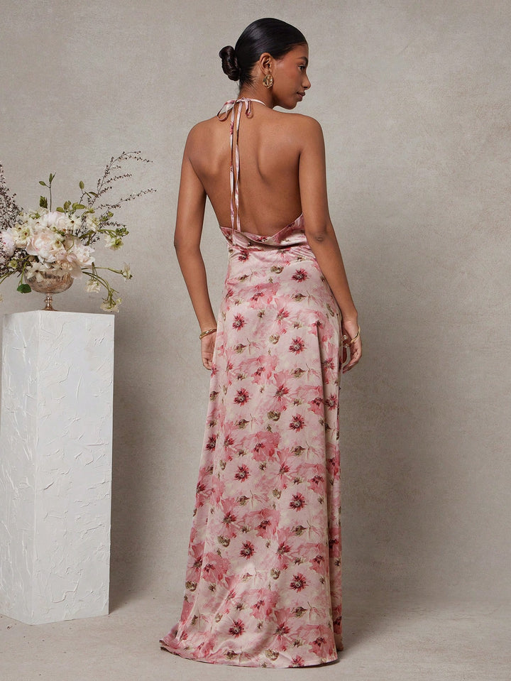 Rochie maxi SHEIN, roz