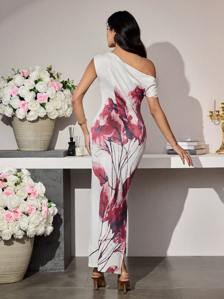Rochie maxi SHEIN, mix culori
