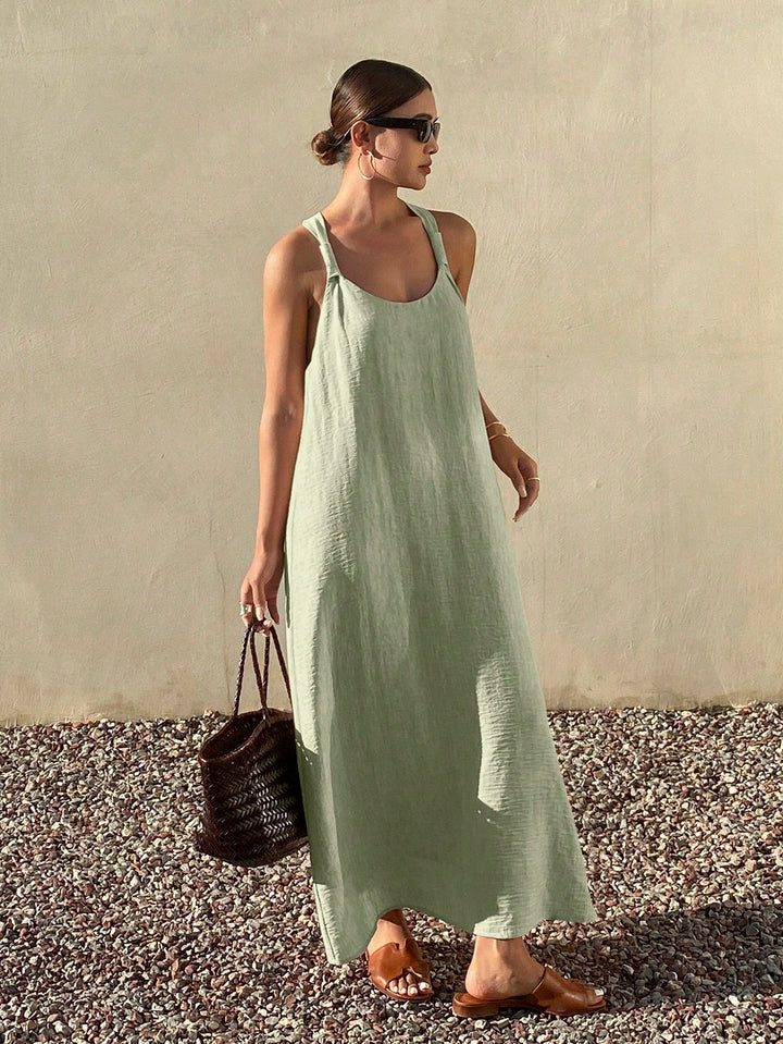Rochie maxi SHEIN, verde