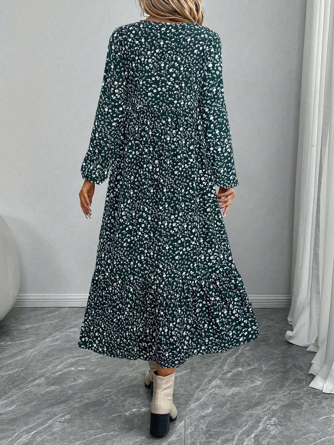 Rochie midi SHEIN, mix culori