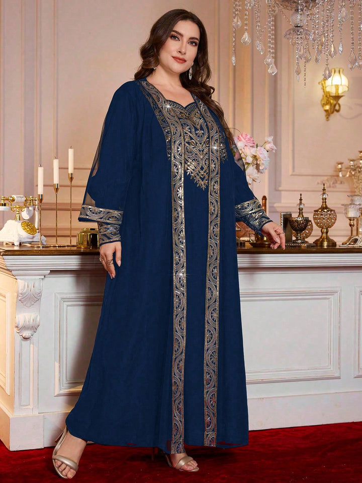 Set rochie și cardigan SHEIN, albastru