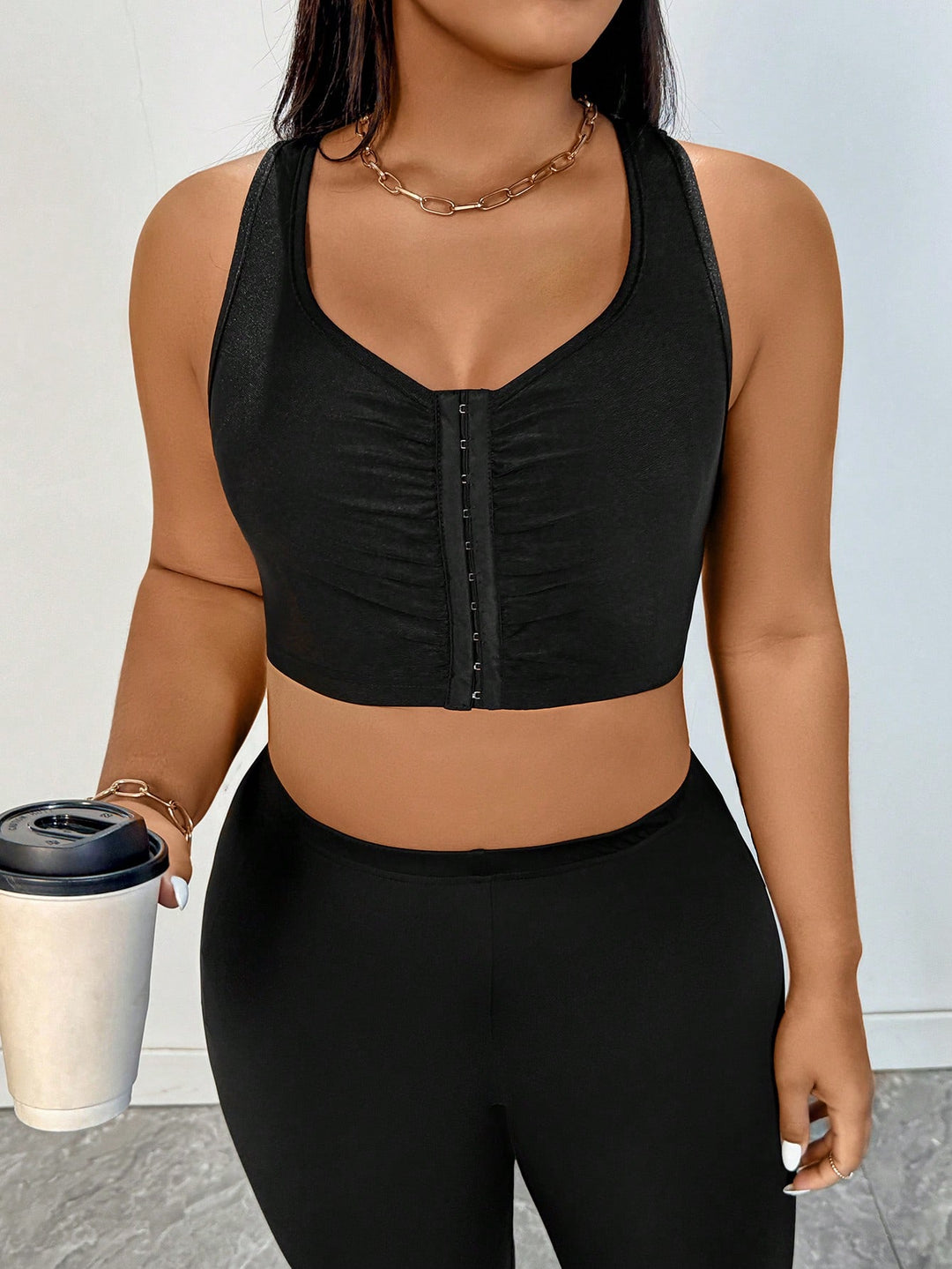 Bustier SHEIN, fekete