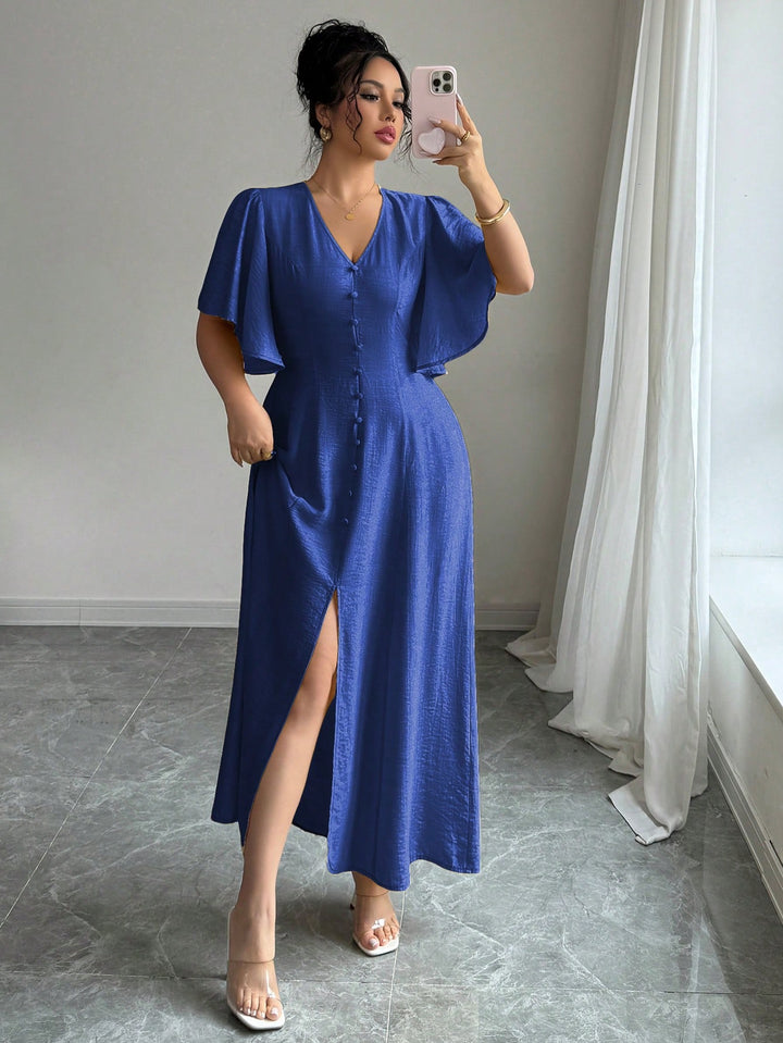 Rochie midi  SHEIN, albastru