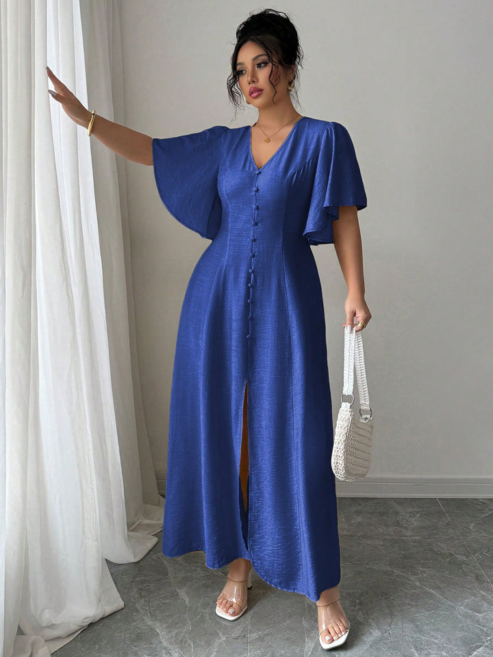 Rochie midi  SHEIN, albastru