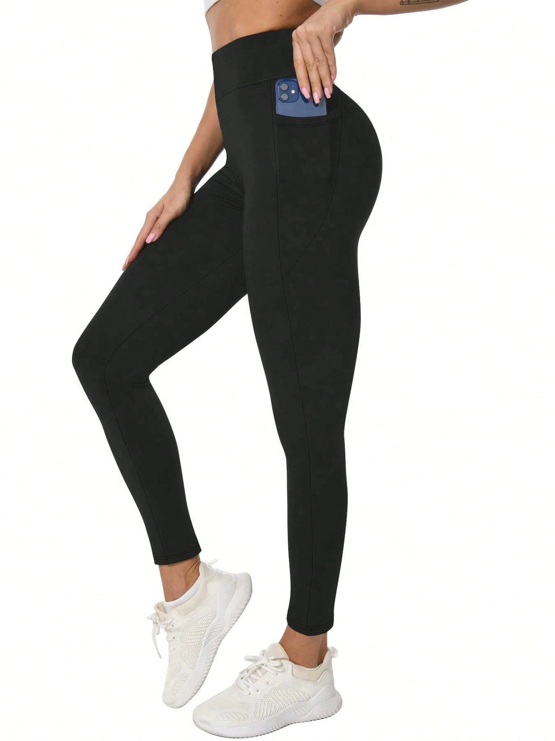 Leggings SHEIN, fekete