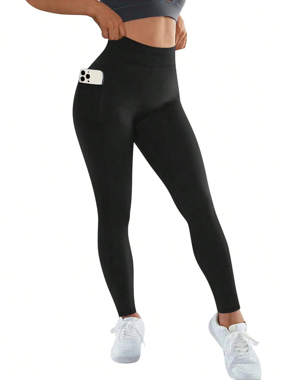 Leggings SHEIN, fekete