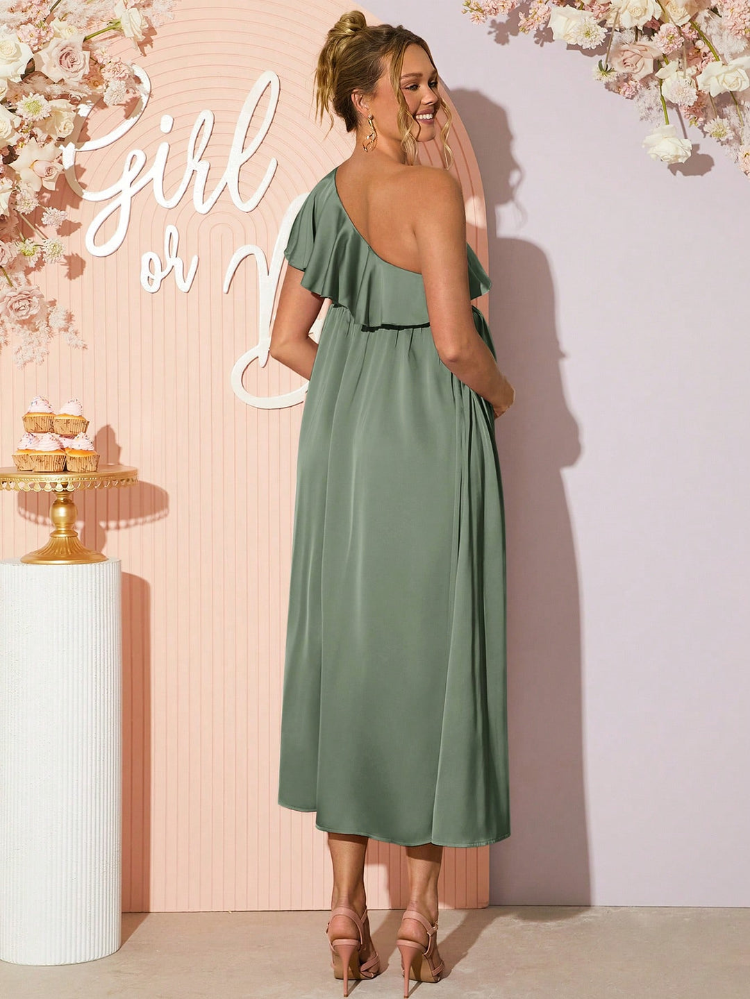 Rochie SHEIN, verde
