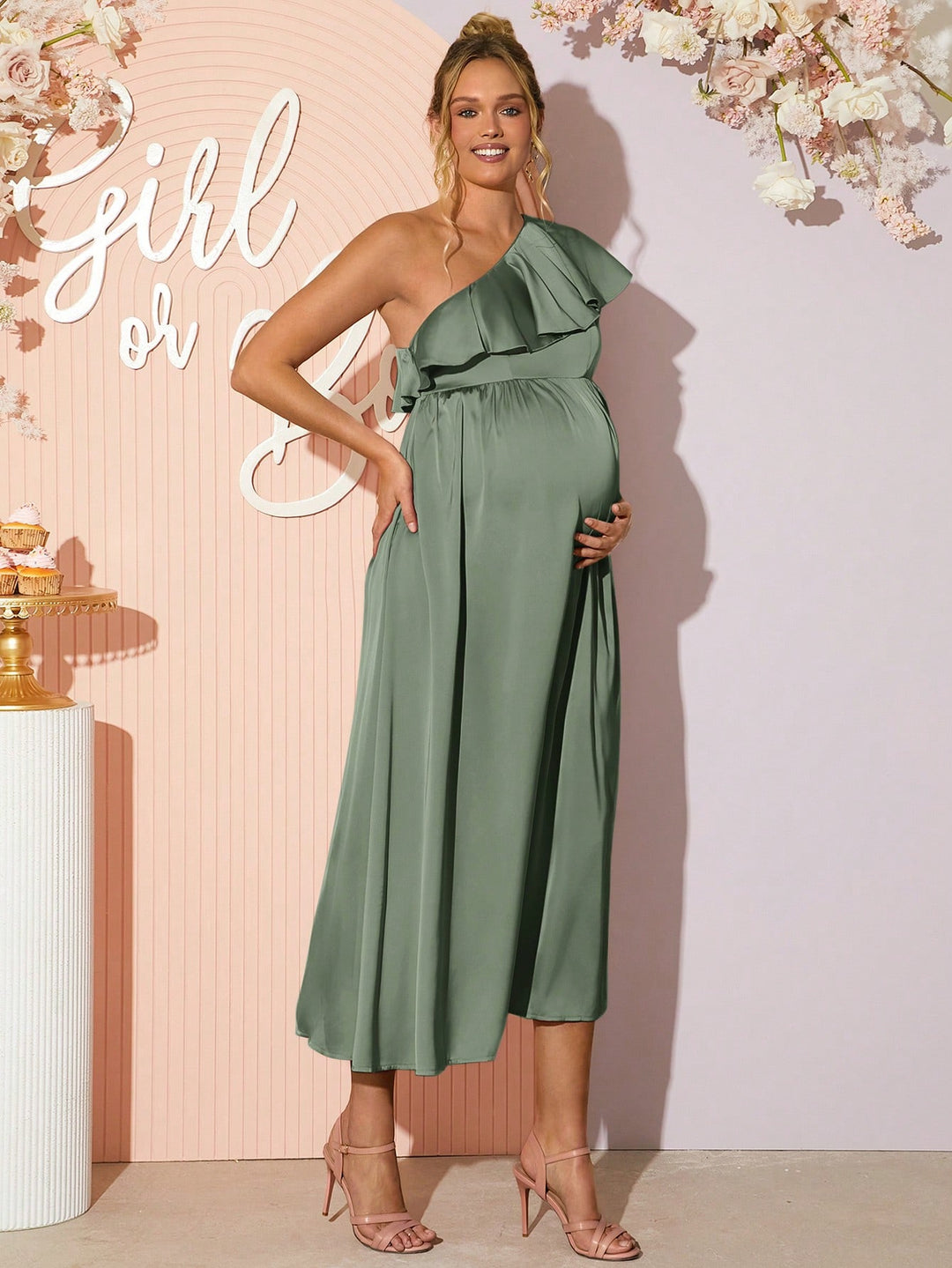 Rochie SHEIN, verde