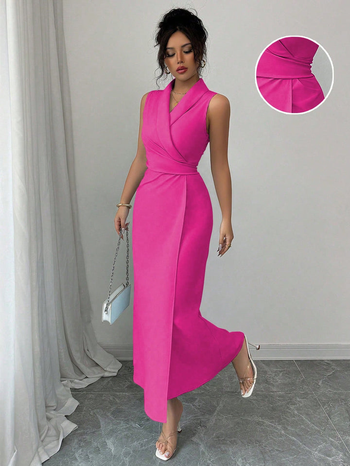 Rochie maxi SHEIN, roz
