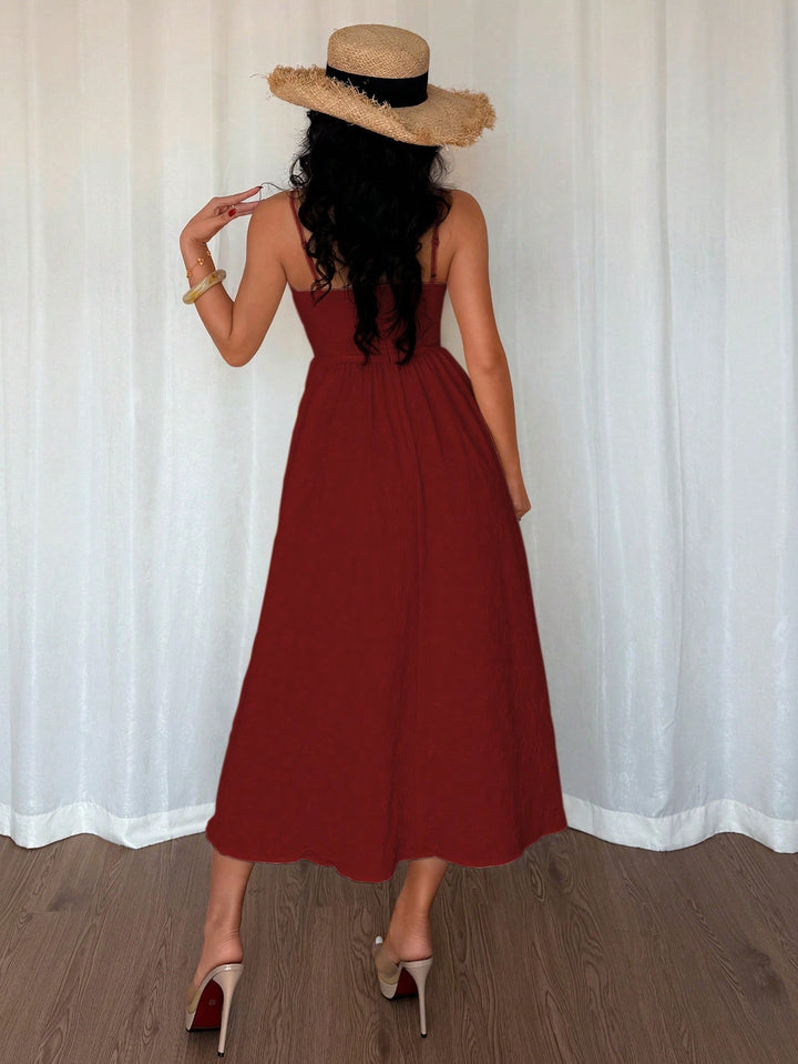 Rochie maxi Shein, roșu