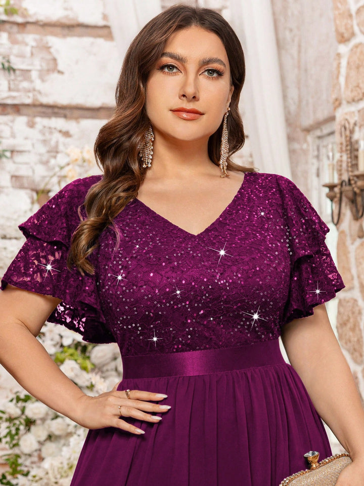 Rochie SHEIN, vișiniu