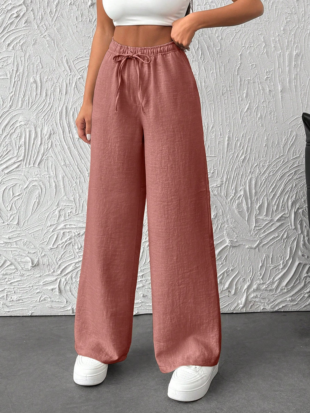 Pantaloni SHEIN, roz
