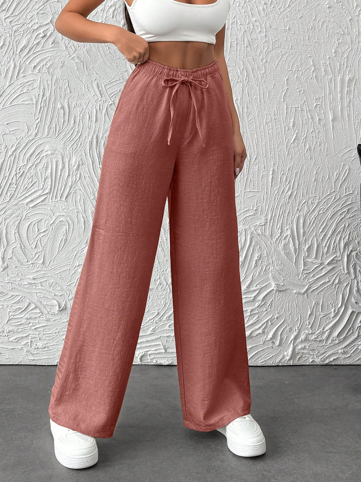 Pantaloni SHEIN, roz