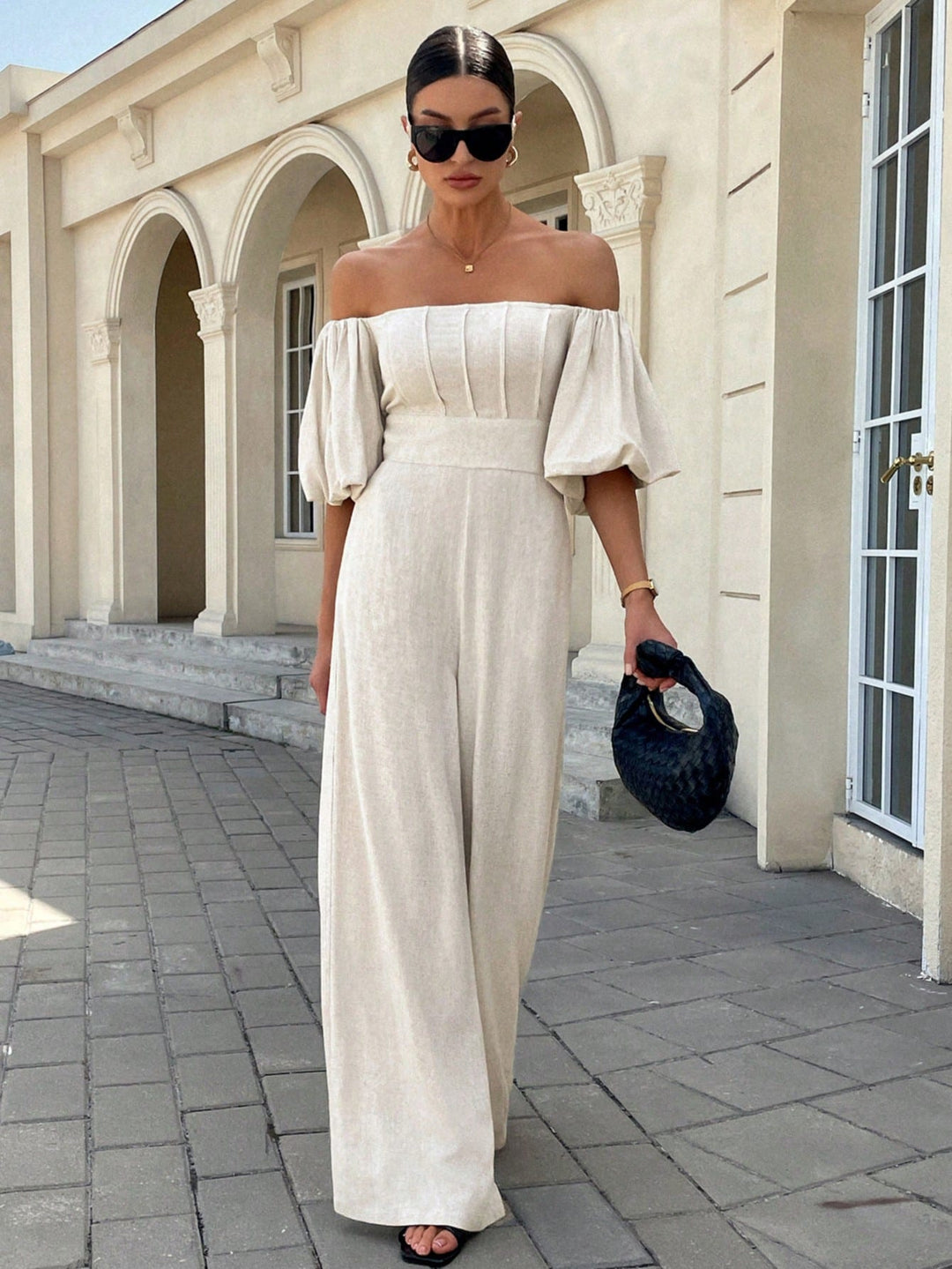 SHEIN overall, bézs