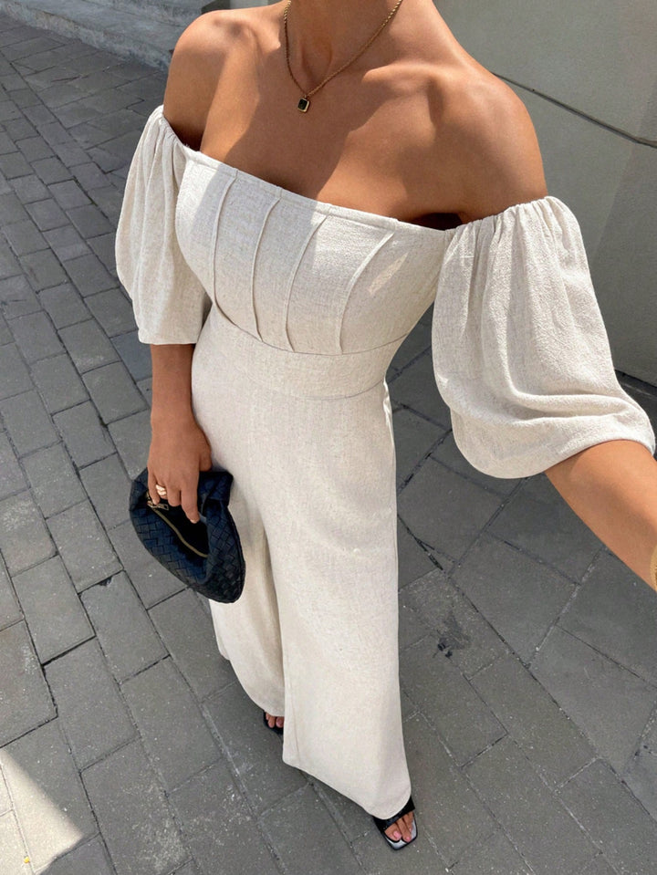 SHEIN overall, bézs