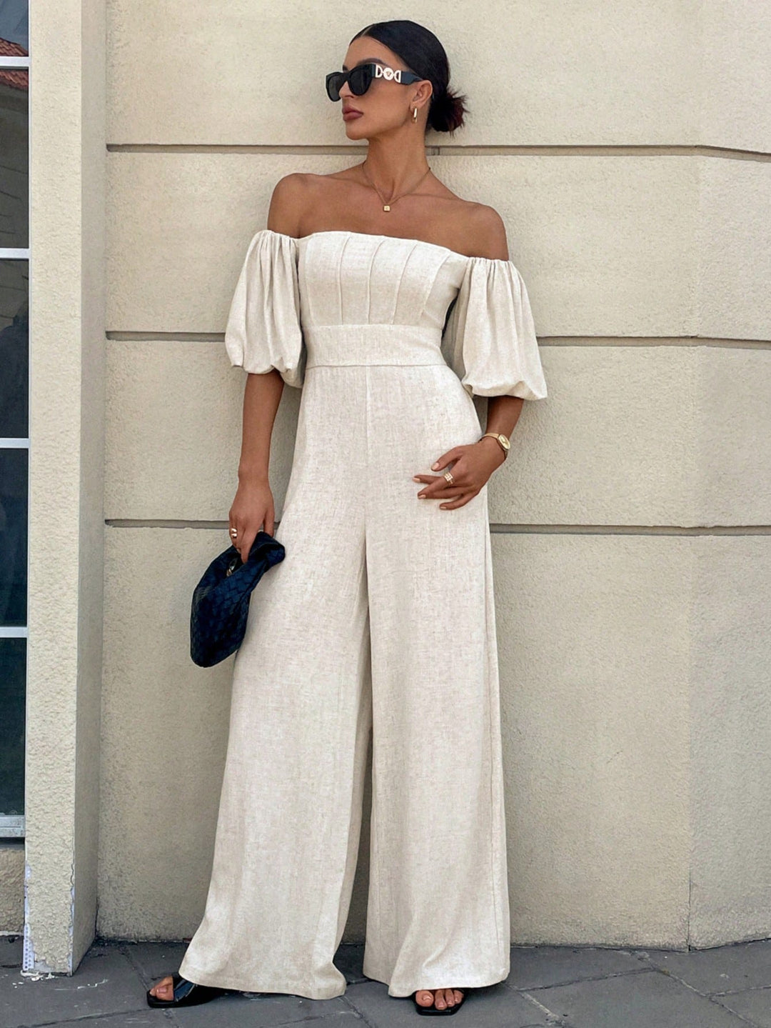SHEIN overall, bézs