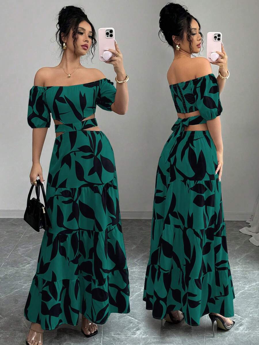 Rochie maxi SHEIN, mix culori