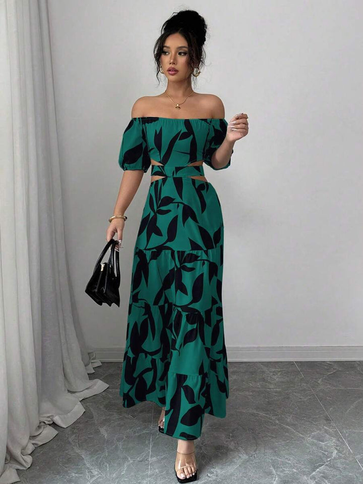 Rochie maxi SHEIN, mix culori