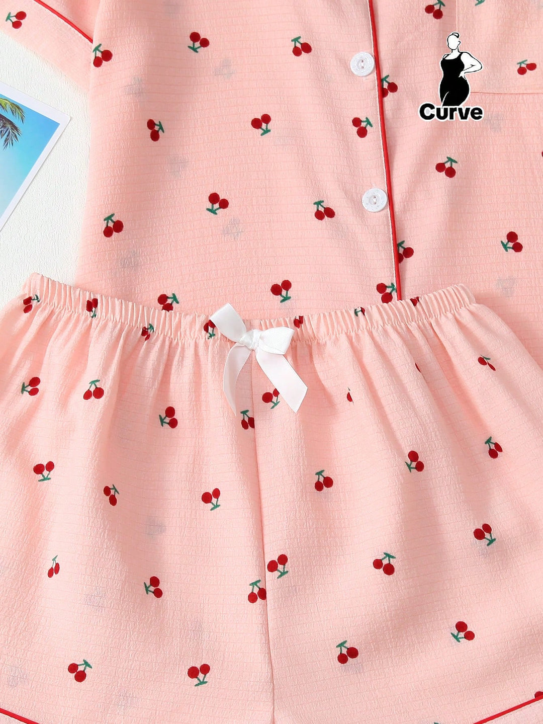 Set pijamale SHEIN, roz