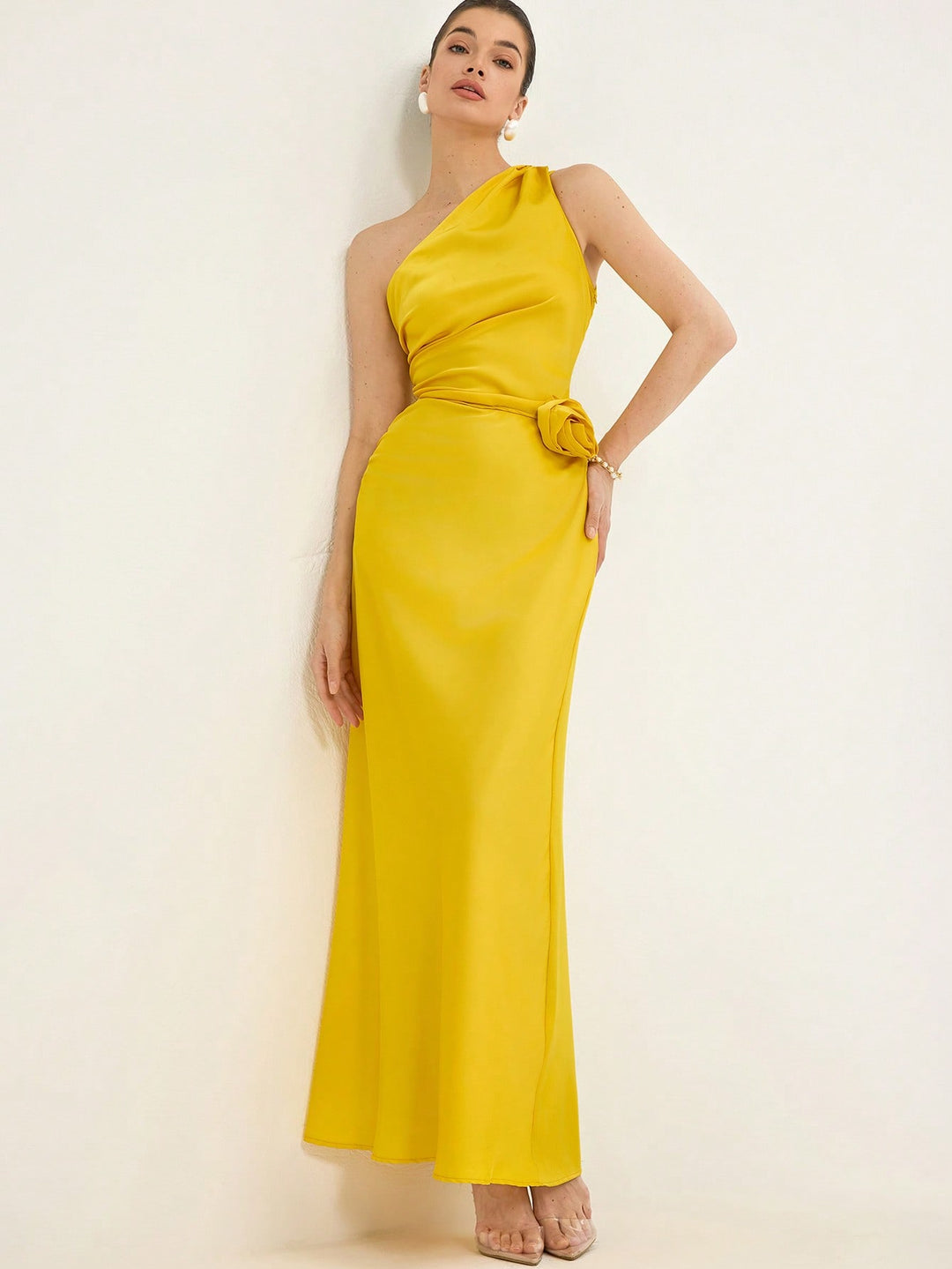 Rochie maxi SHEIN, galben