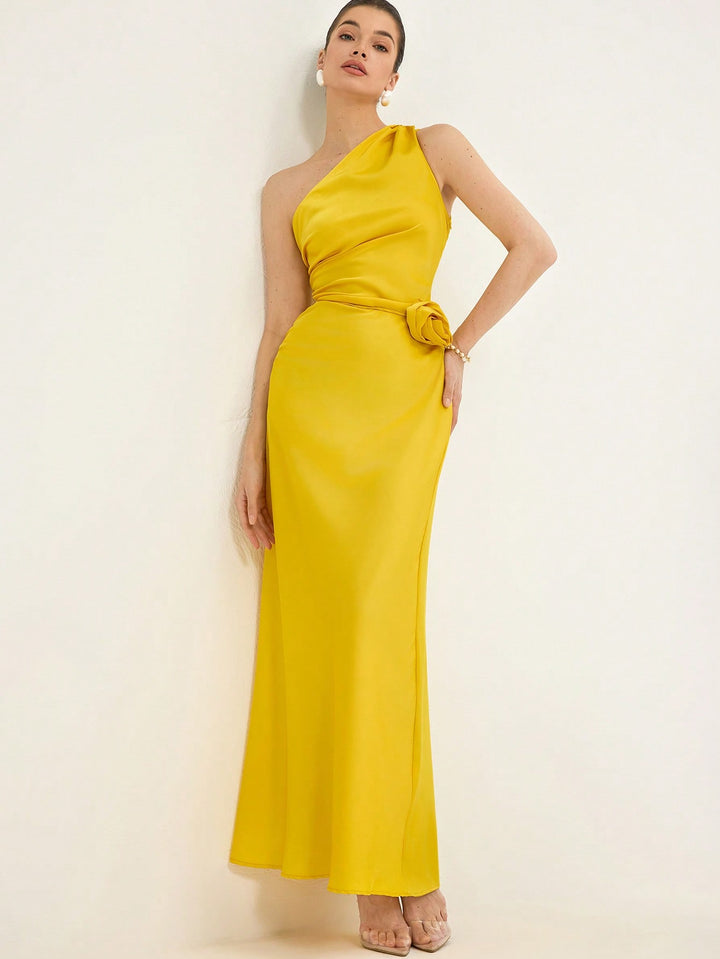Rochie maxi SHEIN, galben