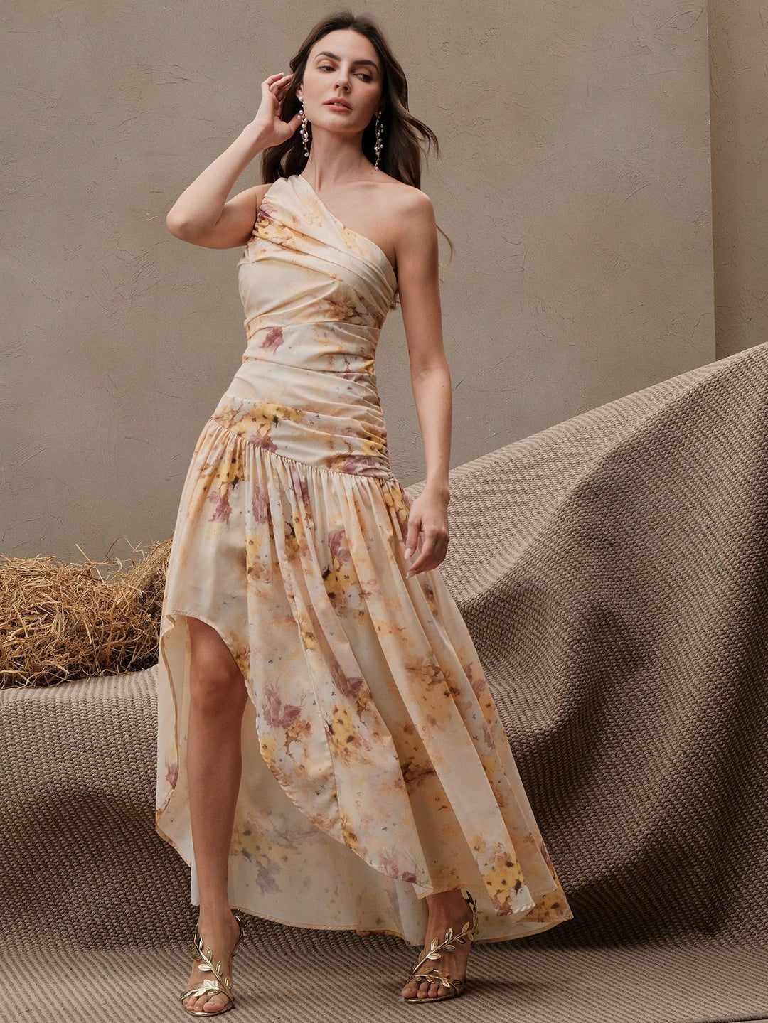 Rochie maxi SHEIN, galben
