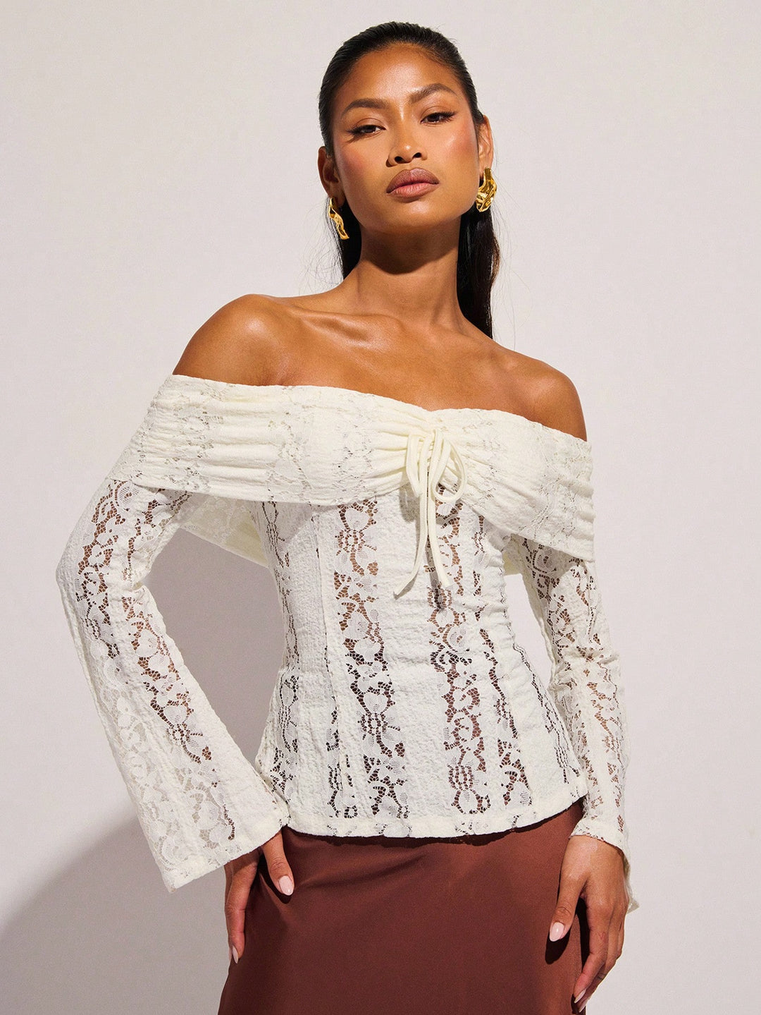 Top SHEIN, bej