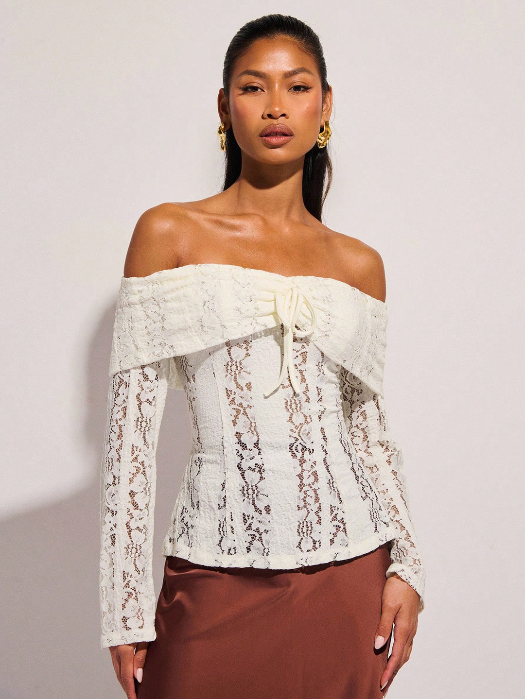 Top SHEIN, bej
