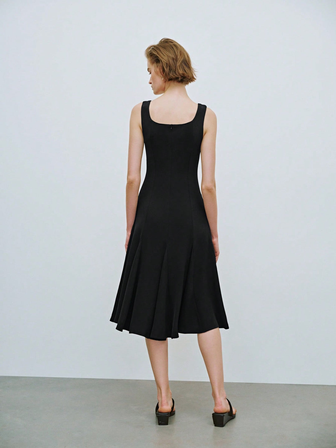 Rochie midi SHEIN, negru