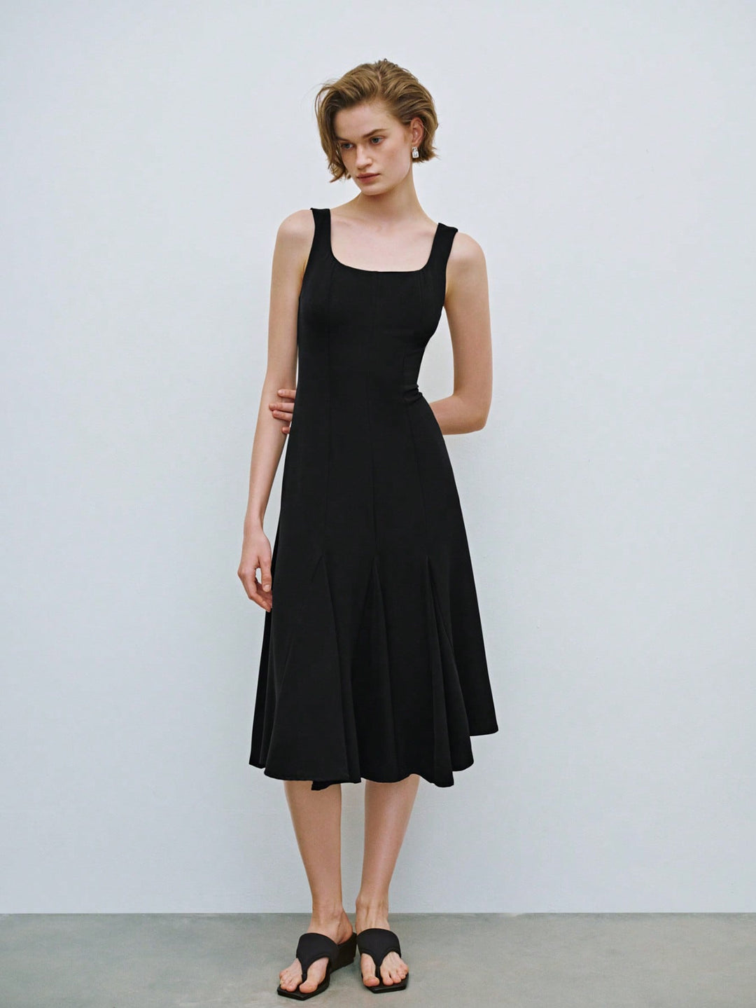 Rochie midi SHEIN, negru