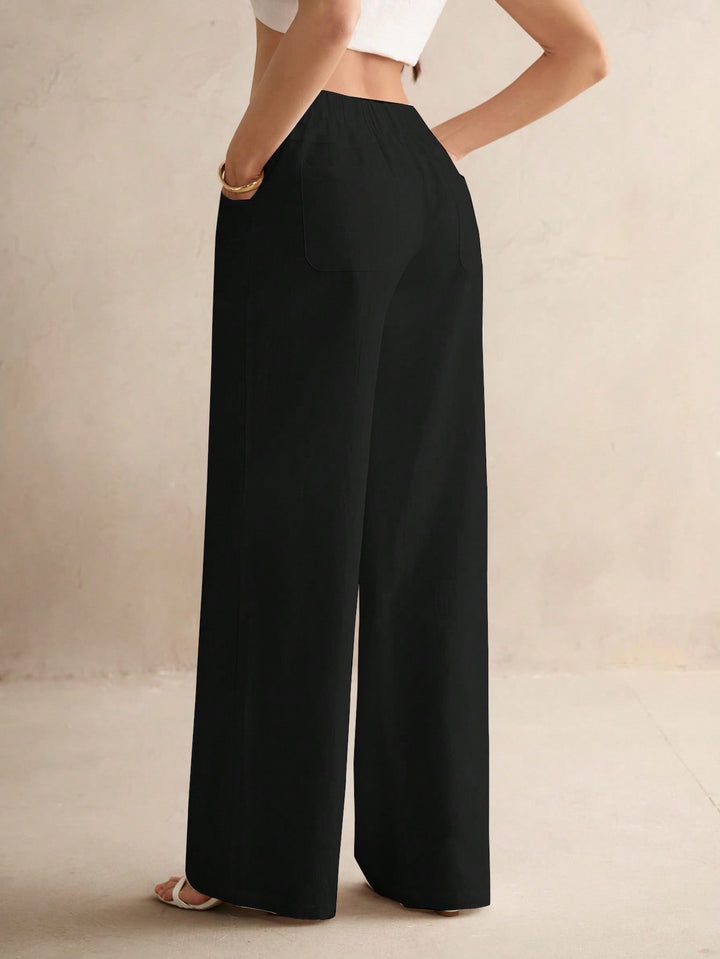 Pantaloni SHEIN, negru