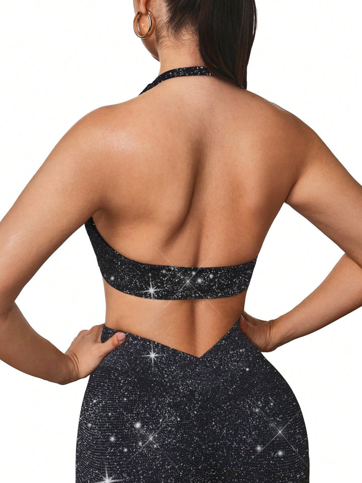 SHEIN Sportmelltartó, fekete