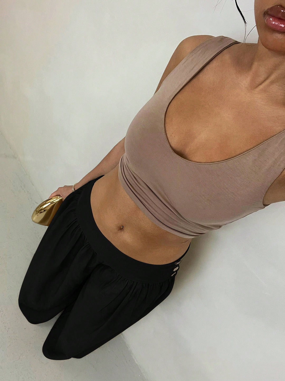 Pantaloni SHEIN, negru