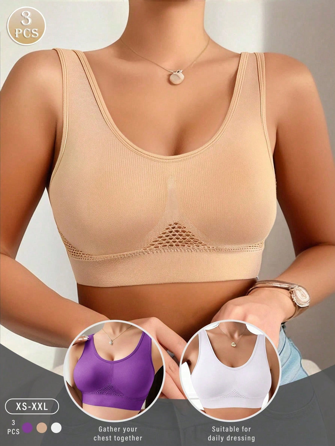 Sutien SHEIN, mix culori