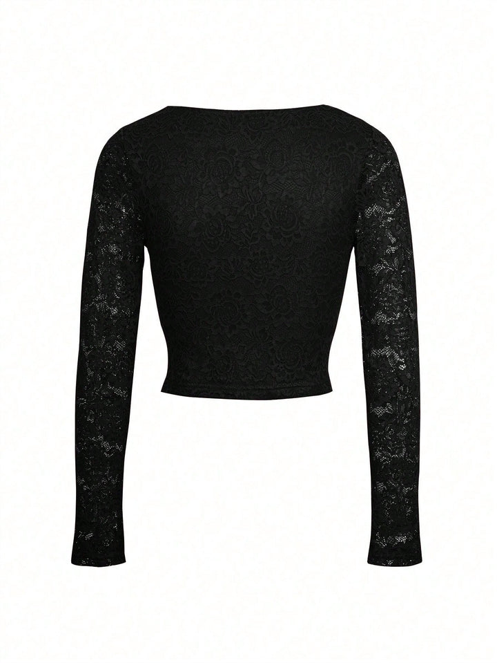 Top SHEIN, negru