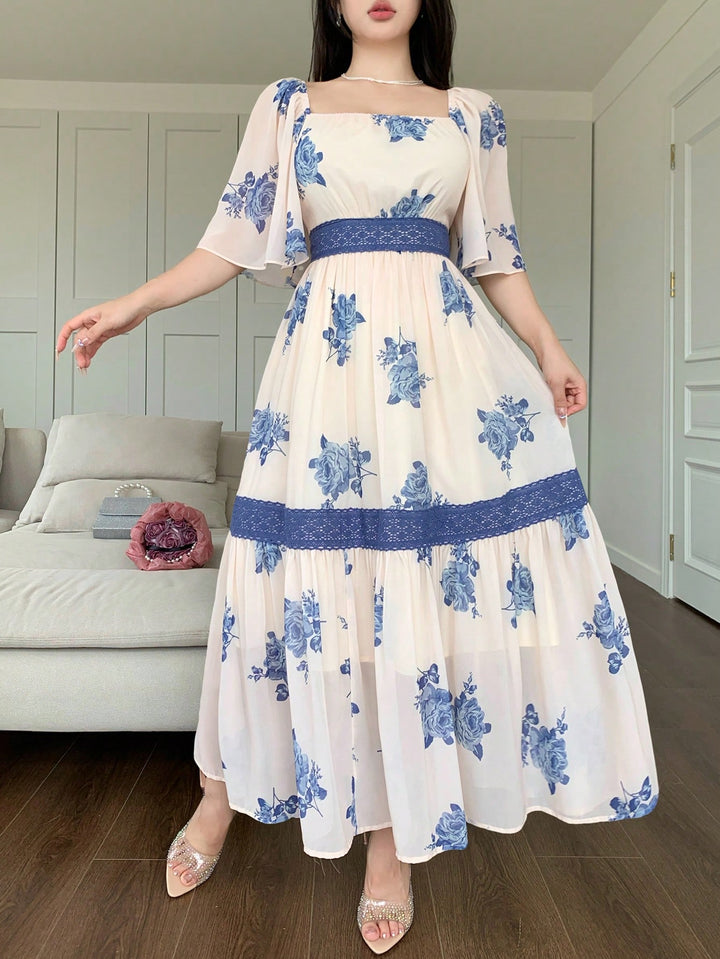 Rochie maxi SHEIN, alb