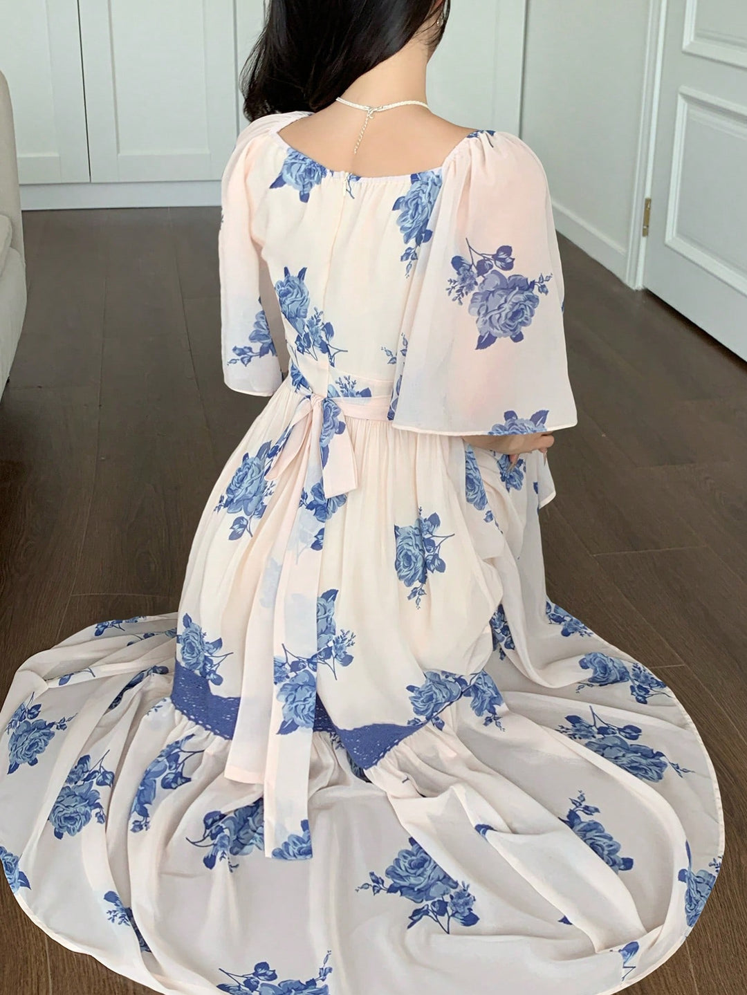 Rochie maxi SHEIN, alb
