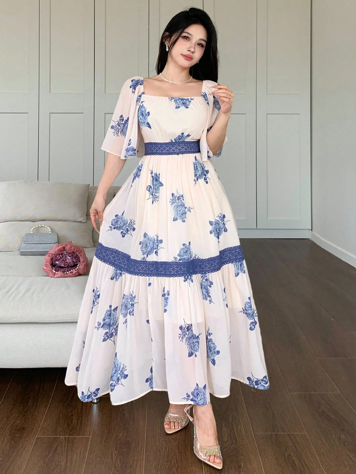 Rochie maxi SHEIN, alb