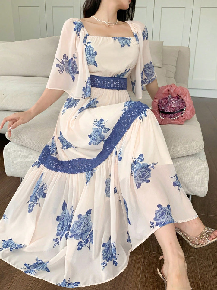 Rochie maxi SHEIN, alb