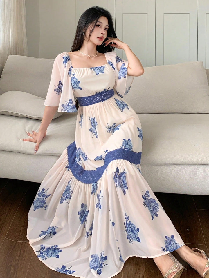 Rochie maxi SHEIN, alb