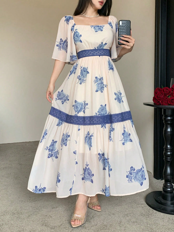 Rochie maxi SHEIN, alb