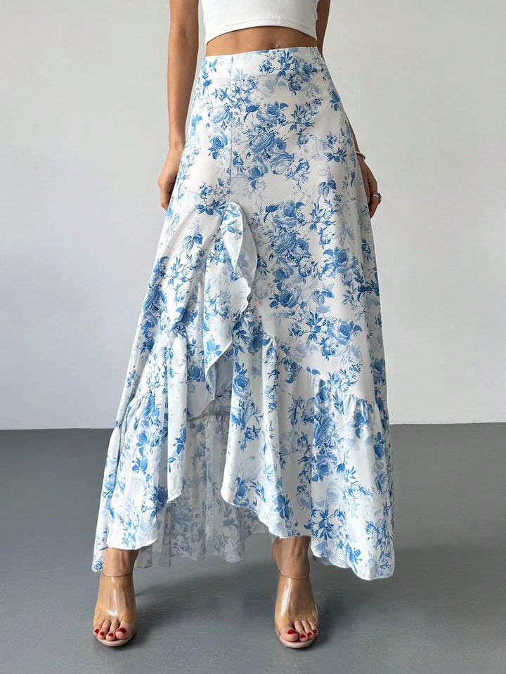 Fustă maxi Shein, mix culori
