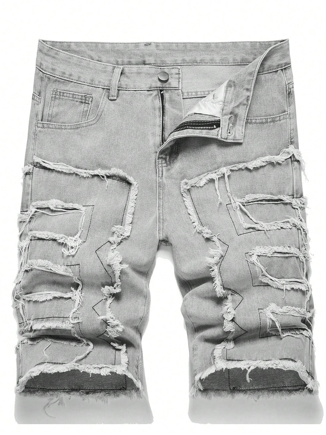Pantaloni scurți SHEIN, gri
